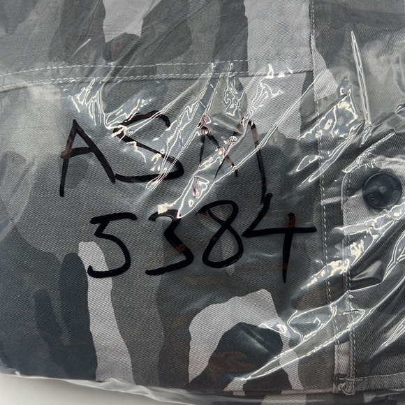 ECKO UNLTD HOODIE JACKET CANVAS CAMO PRINT MENS SIZE MEDIUM GRAY BLACK - Picture 10 of 10